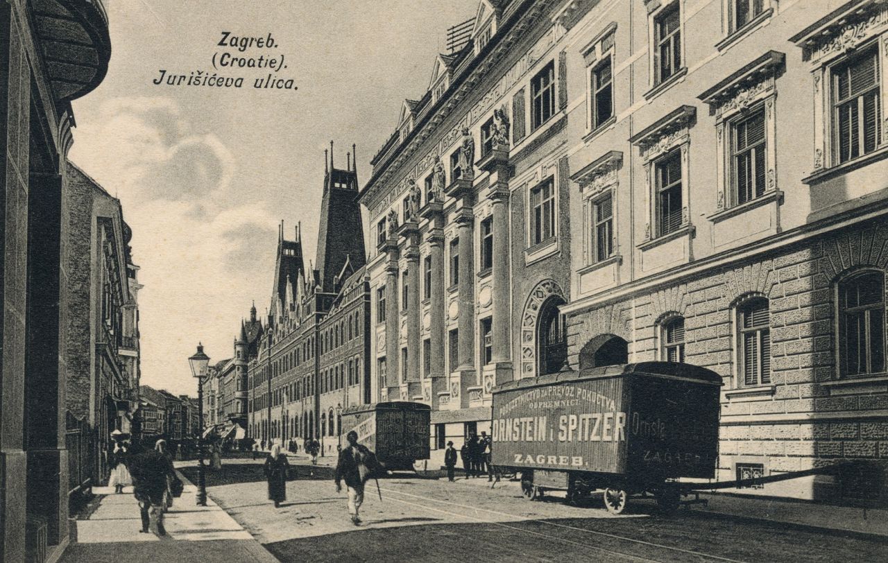 Jurišićeva ulica, oko 1905.-1910. godine A